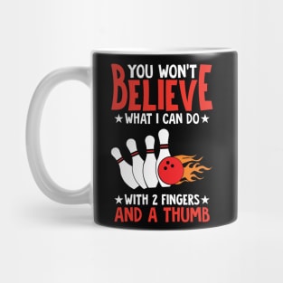 Funny Bowling Player Quotes Bowler Sports Fan Mug